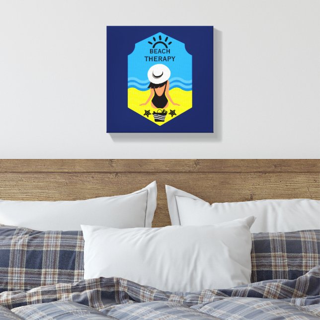 Essential Summer Beach Leinwanddruck (Insitu (Schlafzimmer))