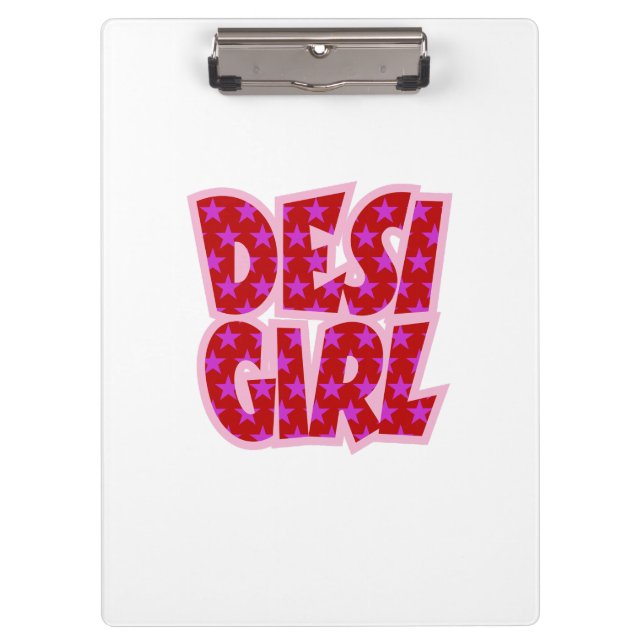 Essentials Bollywood Inspirierte Geschenke Klemmbrett (Vorderseite)