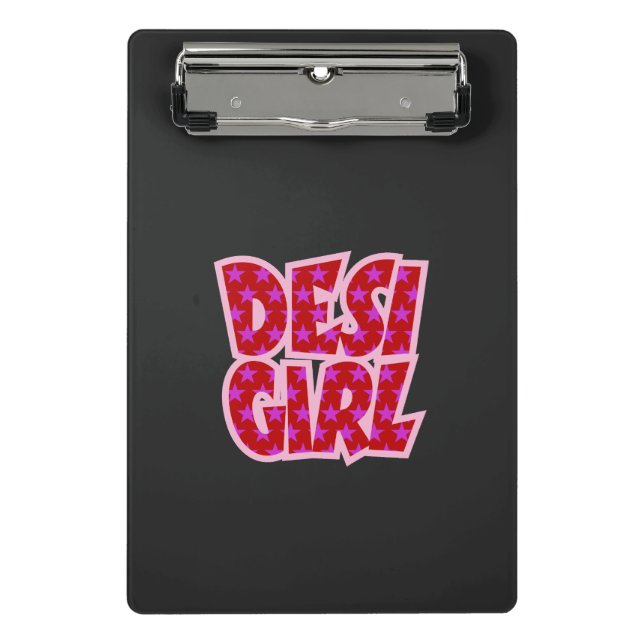 Essentials Bollywood Inspirierte Geschenke Mini Klemmbrett (Vorderseite)