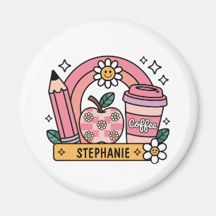 Essentials für Pink Rainbow - Personalisiert Magnet