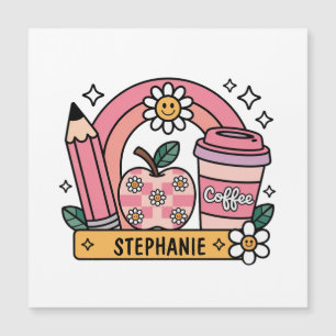 Essentials für Pink Rainbow - Personalisiert Magnetkarte