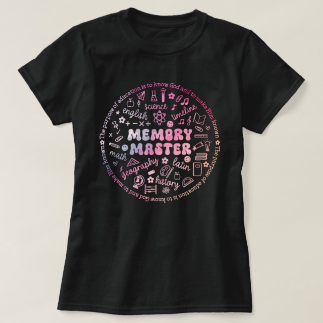 Essentials Memory Master Classical Conversation T-Shirt (Design vorne)
