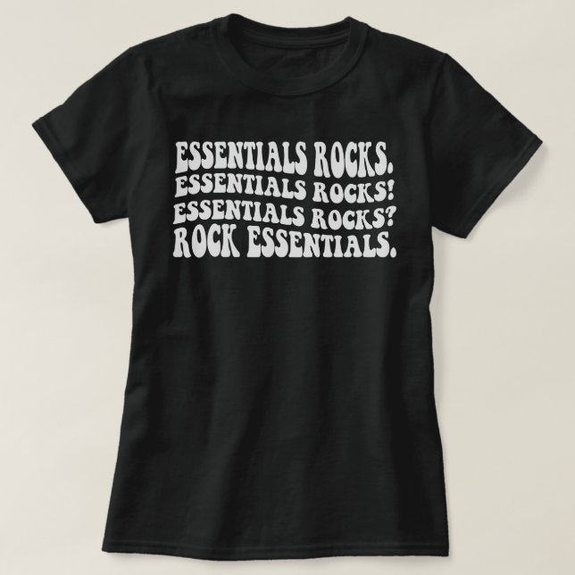 Essentials Rocks CC Tutor Ästhetische Homeschother T-Shirt (Design vorne)