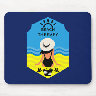 Essentieller Sommerstrand  Mousepad