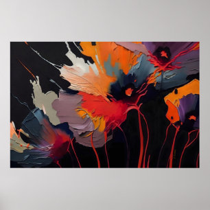 Essenz des Gartens I – Nachtexpression Poster