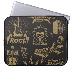 Essenz energischer Rockmusik Laptopschutzhülle