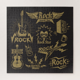 Essenz energischer Rockmusik Puzzle