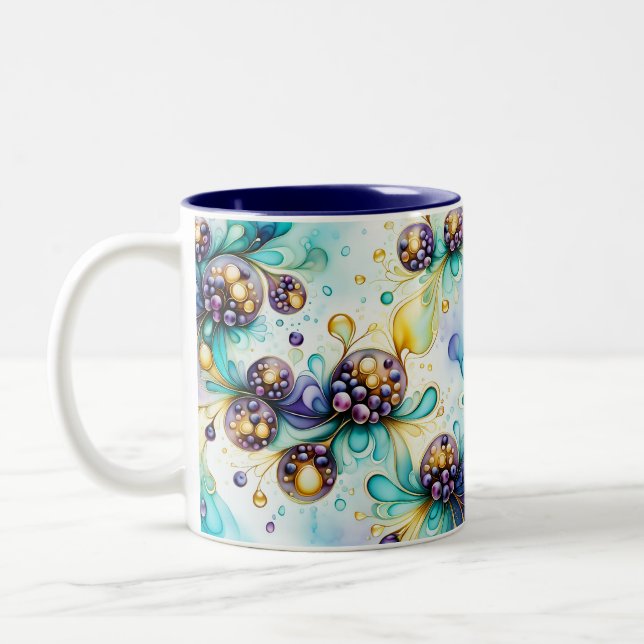 Essenz von Blueberry Zweifarbige Tasse (Links)