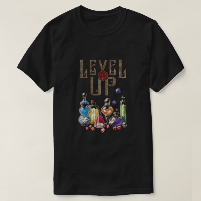 Essenziell Level Up T-Shirt (Design vorne)