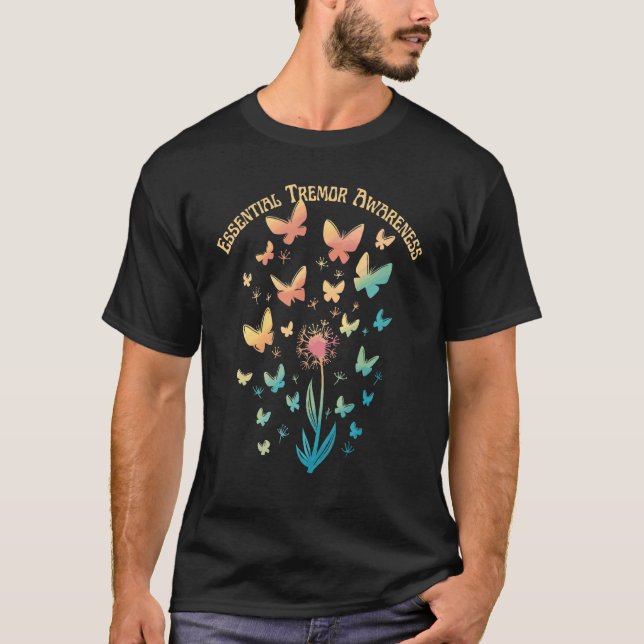 Essenzielle Tremor-Bewusstsein Dandelion Blume But T-Shirt (Vorderseite)