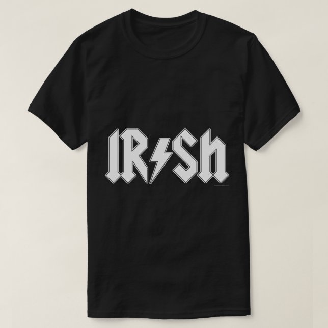 Essenzieller irischer ACDC-T - Shirt (Design vorne)
