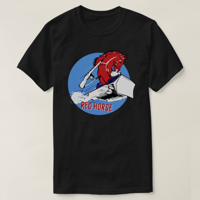 Essenzieller T - Shirt der Red Horse Group (Design vorne)
