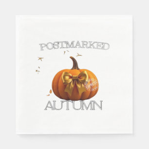 Essenzieller T - Shirt im Herbst Serviette
