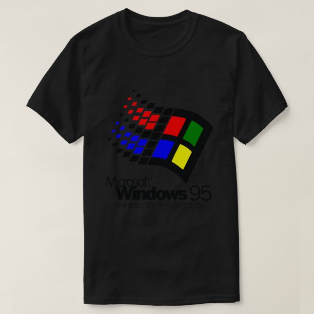 Essenzieller Windows 95-Logo-T - Shirt (Design vorne)