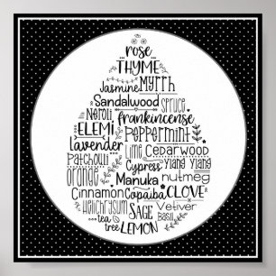 Essenzielles Öl-Drop-Poster Poster