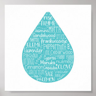 Essenzielles Öl-Drop-Poster Poster