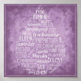 Essenzielles Öl-Drop-Poster Poster