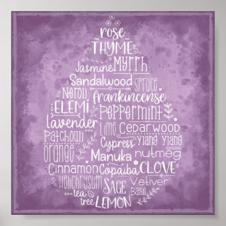 Essenzielles Öl-Drop-Poster Poster