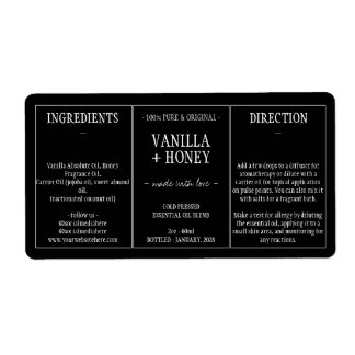 Essenzielles Öl Kosmetische Flasche umkreisen