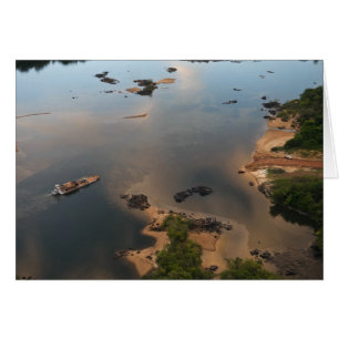 Essequibo-Fluss, längster Fluss in Guyana, und 2