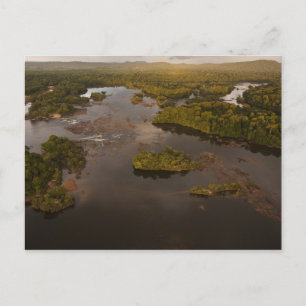 Essequibo-Fluss, längster Fluss in Guyana und 4 Postkarte