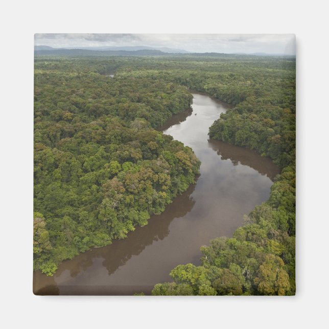 Essequibo-Fluss, längster Fluss in Guyana und 5 Magnet (Vorne)