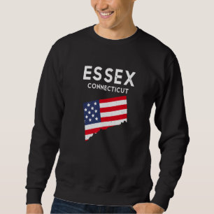 Essex Connecticut USA Bundesstaat Amerika Reisen V Sweatshirt