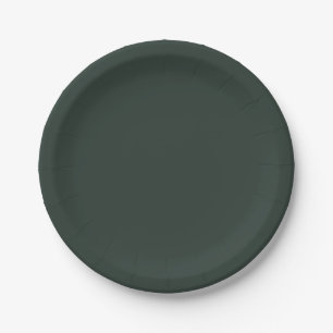 Essex Green Solid Color Pappteller