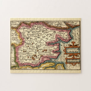 Essex Landkreis England Altes Antiquariat Atlantik Puzzle