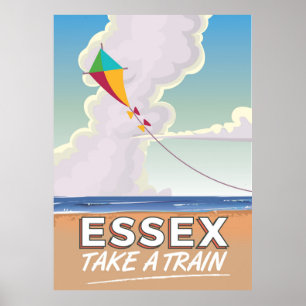 Essex, UK Vintage Travel Poster