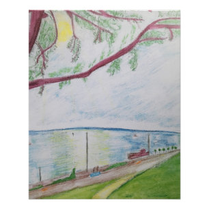 Essex / Westcliff /Cliff Meereslandschaft Poster