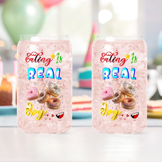 Essgeschirr ist echte Freude Dosenglas (Insitu (Geburtstag))