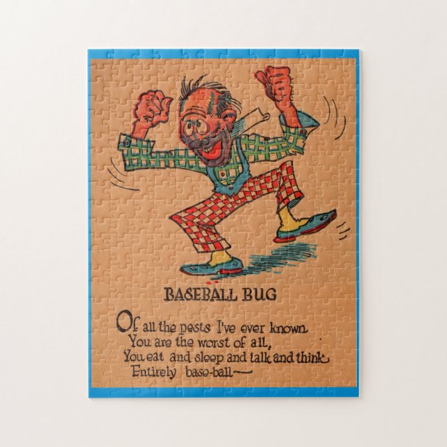 Essig-Valentin der 1930er Jahre: der Baseball-Bug Puzzle (Vertikal)