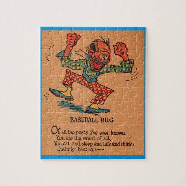 Essig-Valentin der 1930er Jahre: der Baseball-Bug Puzzle (Vertikal)