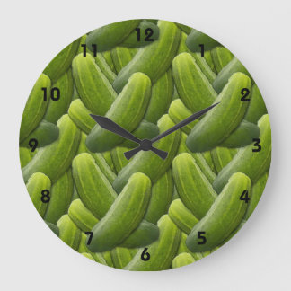 Essiggurken; Essiggurke Große Wanduhr