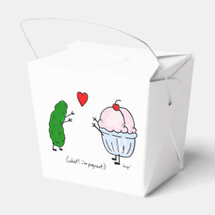 Essiggurken-Liebe-Eiscreme "chinesischer Takeout" Geschenkschachtel