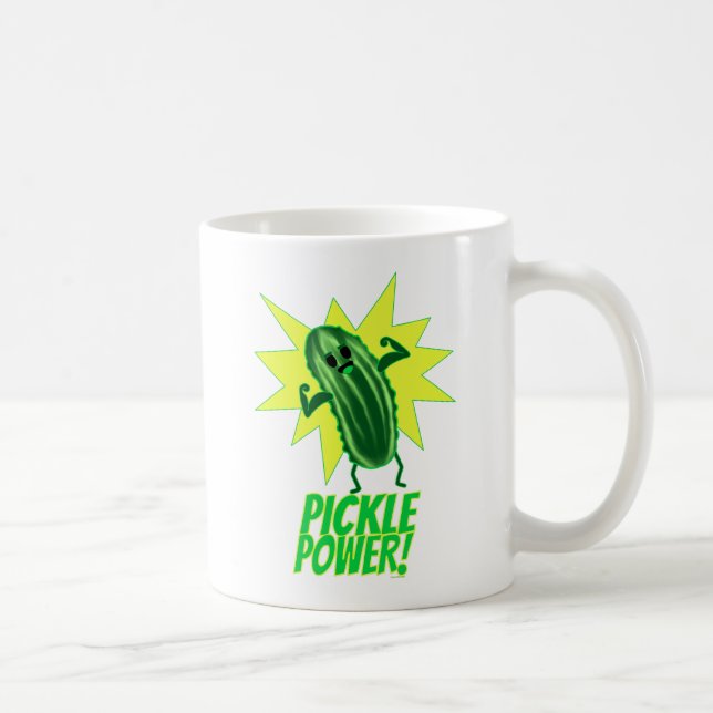 Essiggurken-Power! Kaffeetasse (Rechts)