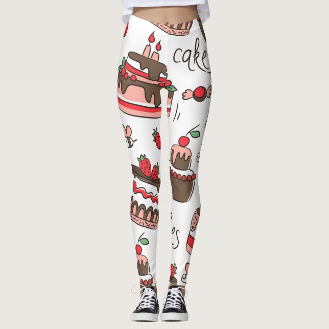Esskuchen Leggings (Vorderseite)