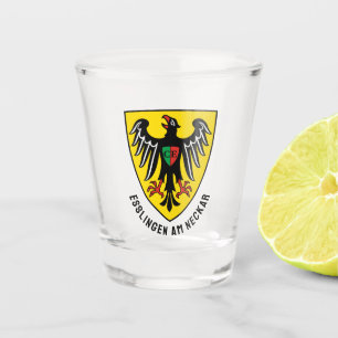 Esslingen am Neckar Wappen, Deutschland Schnapsglas