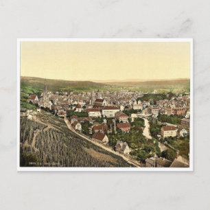 Esslingen aus Dreikaiserfallsen gesehen, Black For Postkarte