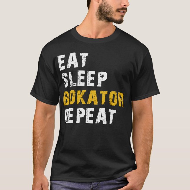 Essschlafbokator T-Shirt (Vorderseite)