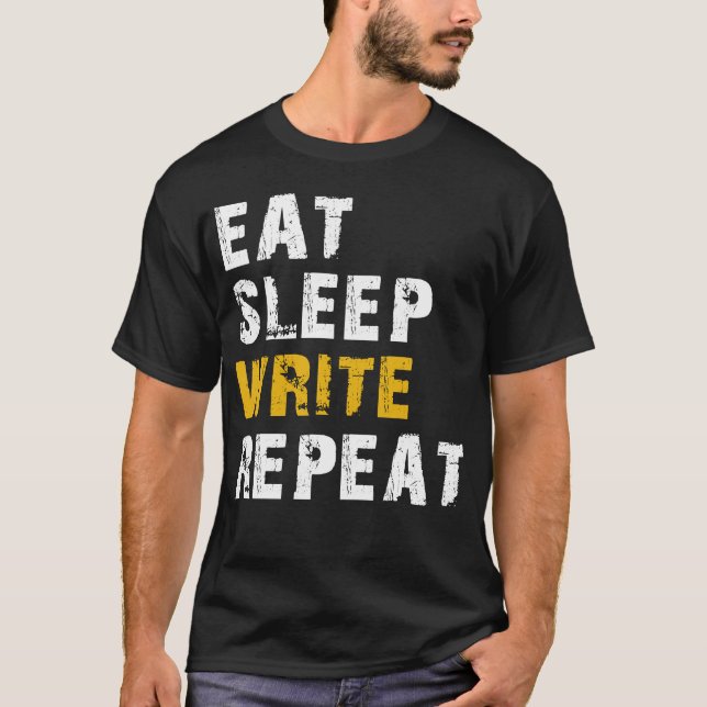 Essschlafwiederholung T-Shirt (Vorderseite)