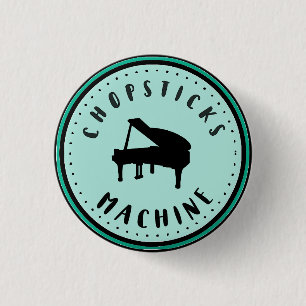 Essstäbchen-Maschinen-Klavier-Knopf Button