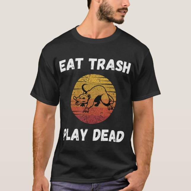 Esst Trash Play Dead (Possum) T-Shirt (Vorderseite)
