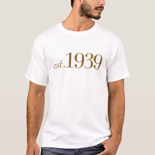 Est 1939 T-Shirt (Vorderseite)