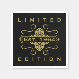 Est. 1964 60. Geburtstag Serviette