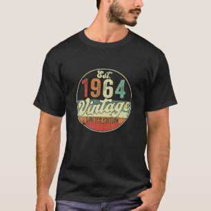 Est 1964 Vintag 60. Geburtstag 60 Jahre alt T-Shirt