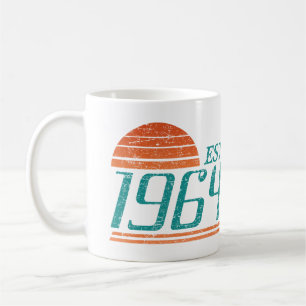 Est. 1964 Vintag 60 Jahre alt Kaffeetasse