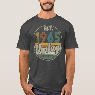 Est 1965 Vintag 1965 Limited Edition 57. T-Shirt