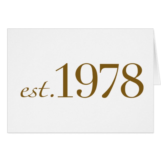 Est 1978 (Vorderseite (Horizontal))